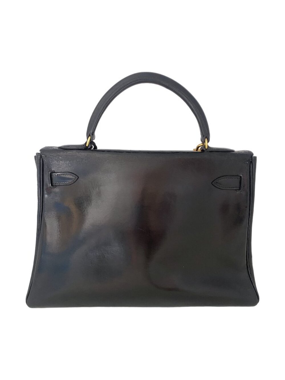 Hermes Kelly 32 Retourne Black Box Calf GHW - Picture 7 of 16
